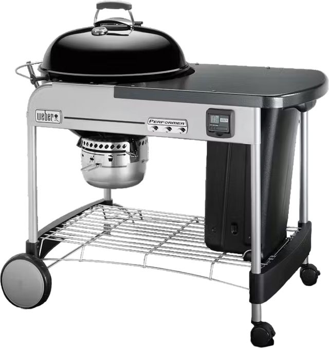Weber® Performer® Series 48" Black Freestanding Charcoal Grill-3