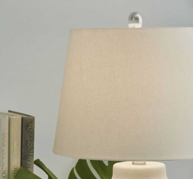 Signature Design by Ashley® Afener Beige/Blue Table Lamp-4