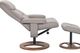 BenchMaster Furniture Avery Mushroom Manual Recliner with Ottoman-5
