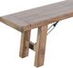 Sunny Designs™ Doe Valley Buckskin Dining Bench with Turnbuckle-4