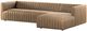 Four Hands Augustine 2-Piece Leather 105" Right-Arm Facing Chaise Sectional-0