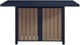 Signature Design by Ashley® Mabry Shores Driftwood/Navy Blue Aluminum Outdoor Bar Table with Fire Pit-2