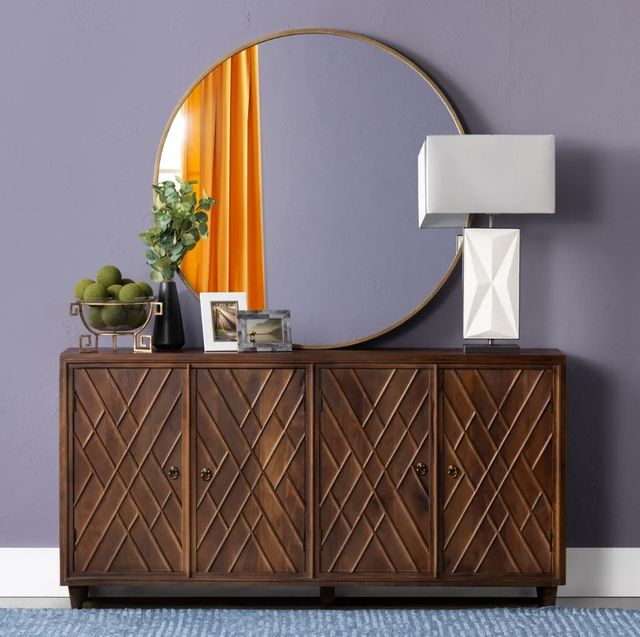 Crestview Collection Chippendale Brown Sideboard-1
