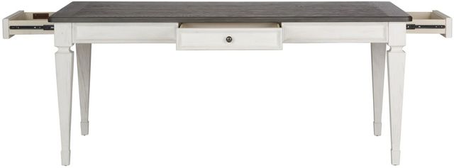 Liberty Furniture Allyson Park Charcoal Top Dining Table with Wirebrushed White Base-3