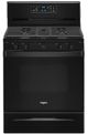 Whirlpool® 30" Black Freestanding Gas Range-0