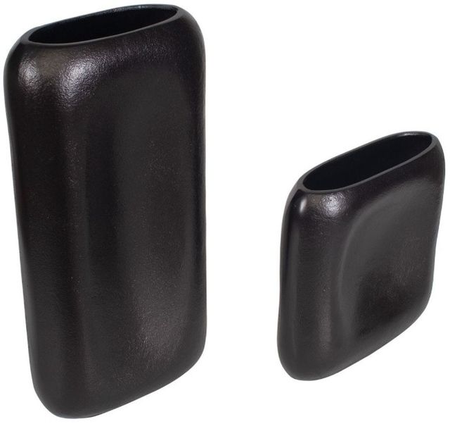 Uttermost® Anodic 2-Piece Deep Brown Vase Set-4