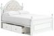 Signature Design by Ashley® Maylilly White Full Upholstered Panel Storage Bed-2