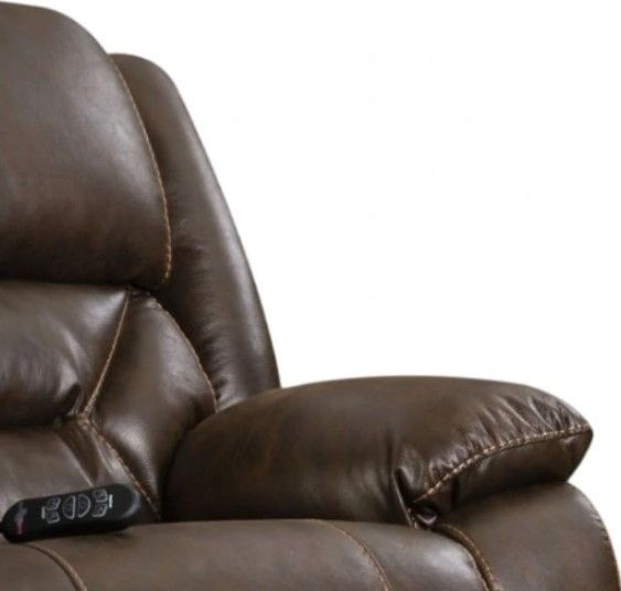 HomeStretch Enterprise Walnut Wall-Saver Power Recliner-2