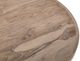 International Furniture Direct Balam Stained White Round Cocktail Table-4