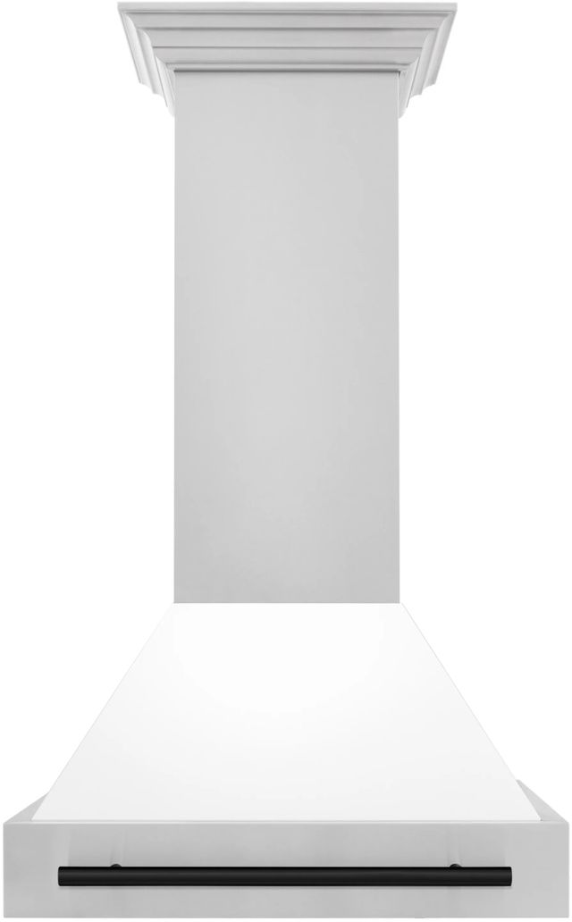ZLINE Autograph Edition 30" White Matte Wall Mounted Range Hood-0