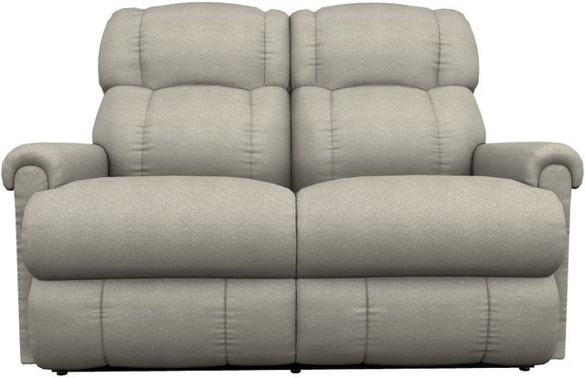 La-Z-Boy® Pinnacle Dove Power Wall Reclining Loveseat with Headrest and Lumbar-1