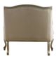 A & B Home Dark Brown/Natural Loveseat -3