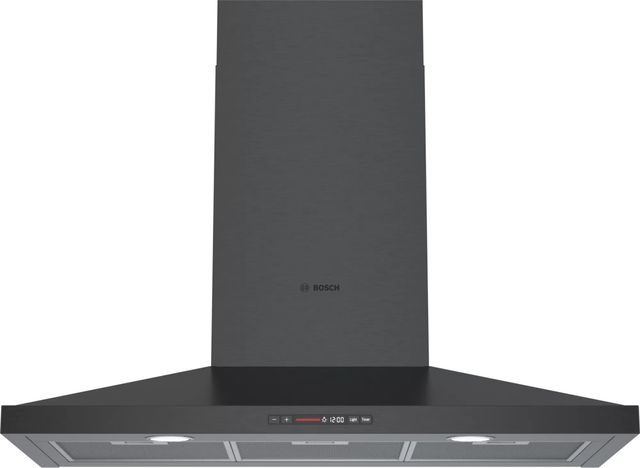 Bosch 800 Series 36" Black Stainless Steel Wall Mounted Range Hood-0