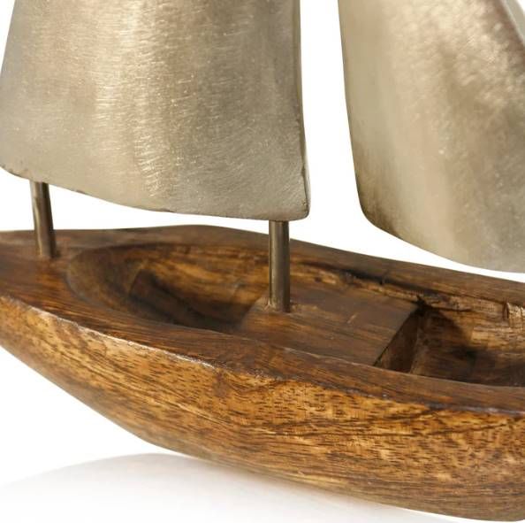 StyleCraft Sails Natural/Pewter Small Sculpture-1