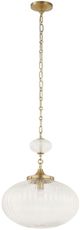Uttermost® Bellaire Clear/Matte Gold Pendant-3