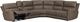 Parker House® Hancock 6-Piece Bette Hazel Power Reclining Modular Sectional-1