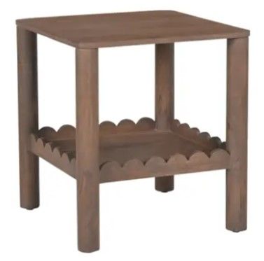 Moe's Home Collection Wiley Vintage Brown Side Table-0