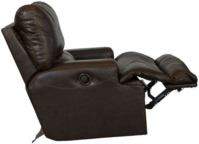 Catnapper® Wembley Chocolate Leather Lay Flat Recliner-4