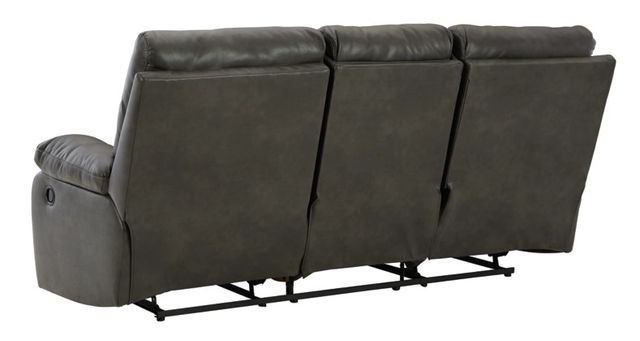 Signature Design by Ashley® Willamen Quarry Reclining Sofa with Drop Down Table-3