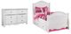 Signature Design by Ashley® Exquisite 2-Piece White Twin Storage Sleigh Bed Set-0