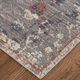 Feizy Thackery Charcoal/Ivory 5' x 7' Rug-2