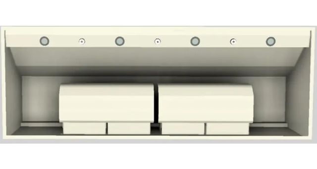 Vent-A-Hood® 66" Biscuit Wall Mounted Range Hood-3