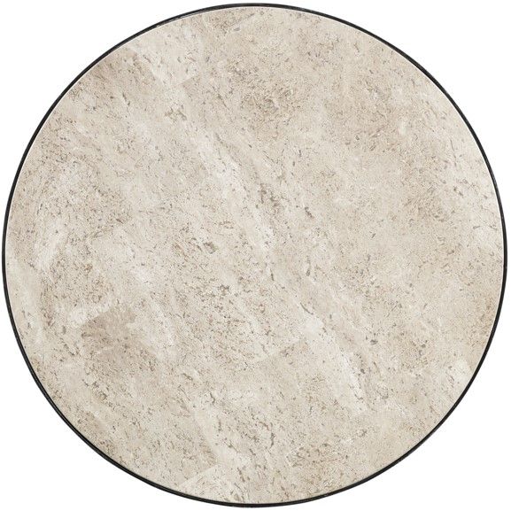 Hooker® Furniture Mill Valley Gray End Table with Travertine Top-2