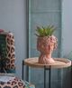A & B Home Brown 12" Head Bust Planter-4