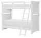 Legacy Kids Teen Canterbury Natural White Twin over Twin Youth Bunk Bed-0