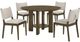 Coaster® Ottowa 5-Piece Brown/Light Tan Dining Table Set-0