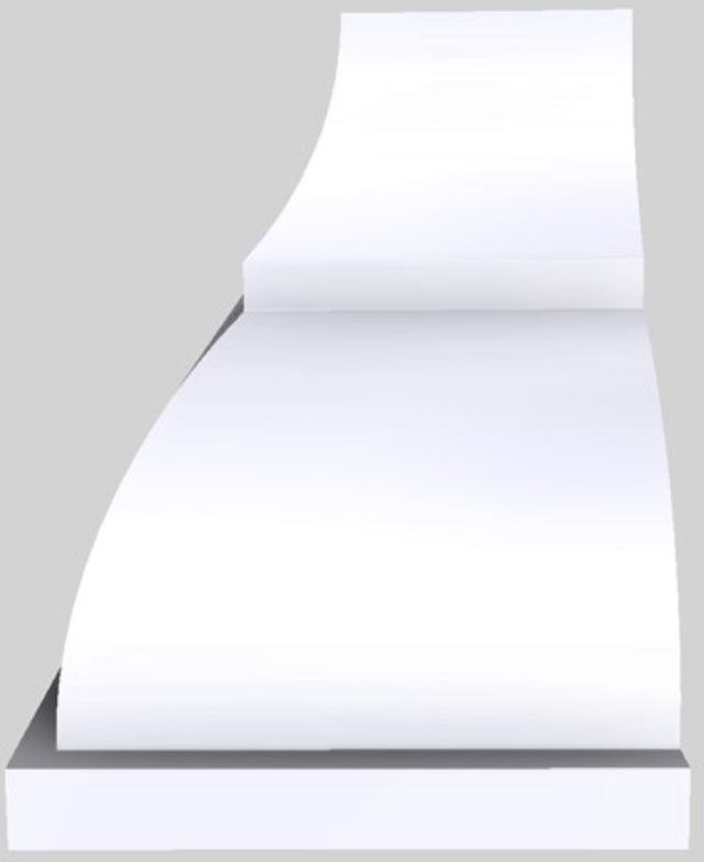 Vent-A-Hood® Designer Series 54" White Wall Mounted Range Hood-1