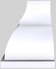 Vent-A-Hood® Designer Series 54" White Wall Mounted Range Hood-1