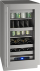 U-Line® 18" Stainless Steel Wine Cooler-0