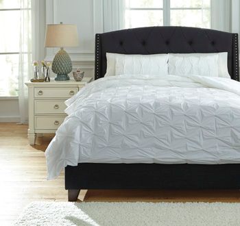 Signature Design by Ashley® Rimy 3-Piece White Queen Comforter Set-2
