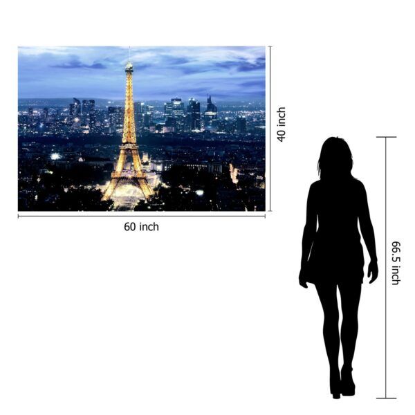 Classy Art Style 11 Floating Tempered Glass with Foil Wall Art-2