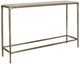 Uttermost® Minerva Antique Brass Marble Top Console Table-0