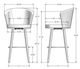 Amisco Customizable Benson Swivel Bar Stool-1