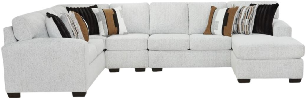 Affordable Furniture 6950 Shay Arctic 3-Piece U-Shape Sectional - Thumbnail 2