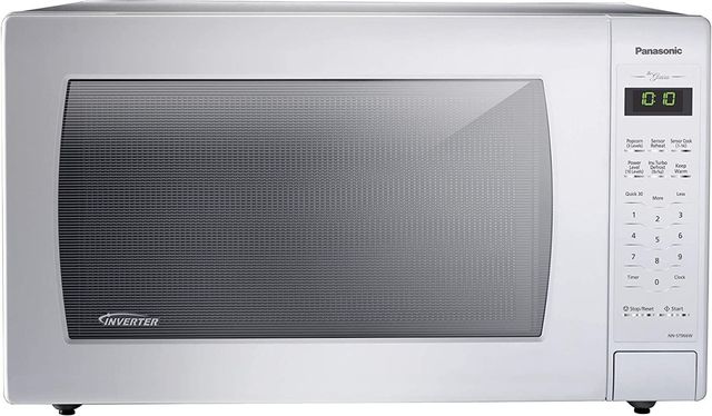 Panasonic Genius® Inverter® 2.2 Cu. Ft. White Countertop Microwave