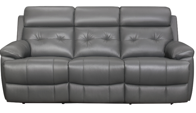 Homelegance® Lambent Dark Gray Double Reclining Sofa-1