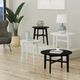 Emerald Home Midland White Side Table-3