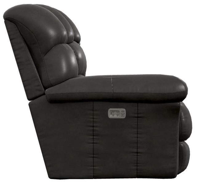 La-Z-Boy® Randell Dark Chocolate Leather Power Rocking Recliner with Headrest and Lumbar-2
