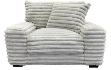 Porter International Designs Big Chill Light Gray Mondo Chair and a Half-1