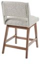 Olliix by INK+IVY Light Grey Boomerang Counter Stool-2