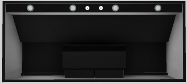 Vent-A-Hood® 54" Black Wall Mounted Range Hood-3