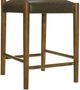 Armen Living Bennet Black/Walnut Counter Stool-5