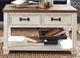 Null Furniture 5519 Toasted Almond Cocktail Table with Rustic White Base-0