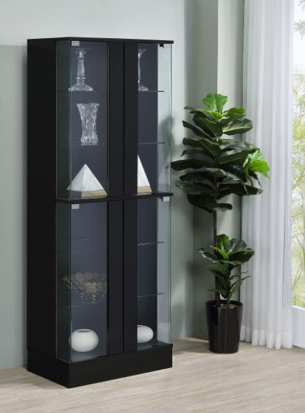 Coaster corner curio cabinet online