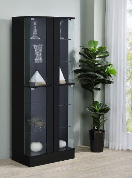 Coaster® Cabra Black Display Cabinet-2