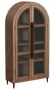 Elements International Orion Weathered Oak Brown Bookcase-0
